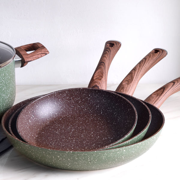 Bergner Greener Plancha 37 Cm Aluminio Forjado Verde - Imagen 2