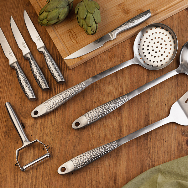 San ignacio Origen Utensilio de cocina 3 Pcs Acero inoxidable Plateado - Imagen 2