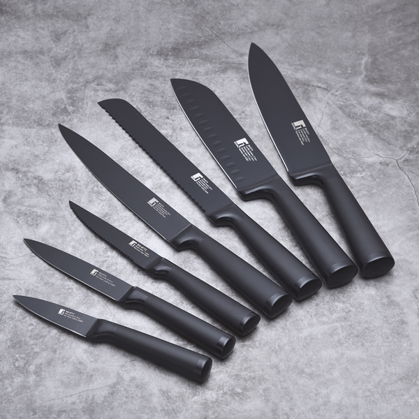 Bergner Black blade Cuchillo chef 20 cm Acero inoxidable Marrón - Imagen 2