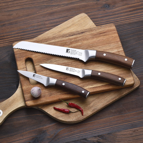 Bergner Wolfsburg Cuchillo chef 20 cm Acero inoxidable Marrón - Imagen 2