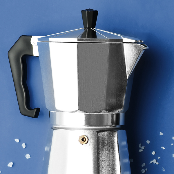 San Ignacio Bolonia - Cafetera Italiana 12 Tazas, Aluminio, Inducción, Diseño Moderno, Fácil de Limpiar y Saludable, Anillo de Silicona, Mango y Pomo de Tapa de Polipropileno Negro - Imagen 2