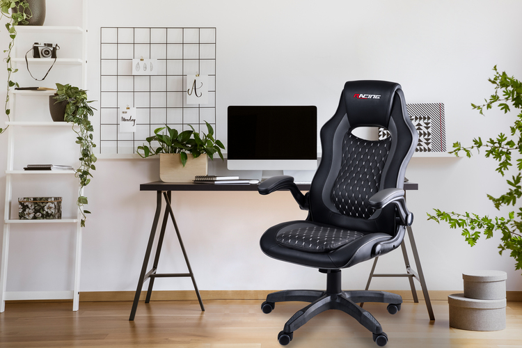 Bergner Racing Silla gaming Gaming Chair Multi material Gris & Negro - Imagen 2