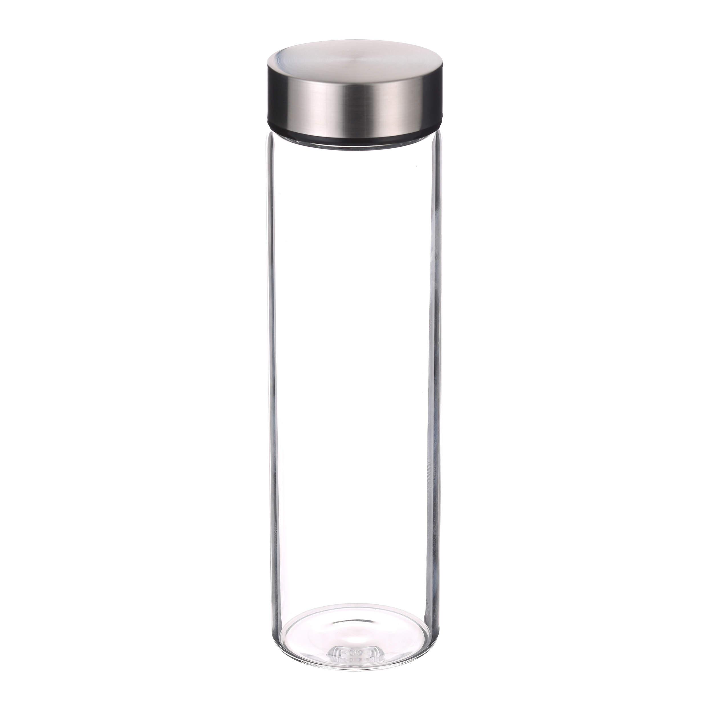 Bergner Walking anywhere Botella de agua 550 Ml Borosilicato Negro