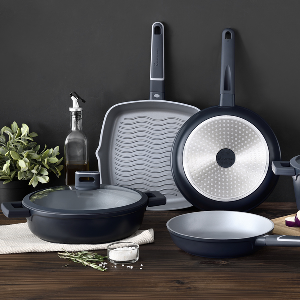 Masterpro Indigo Wok 28 Cm Aluminio Fundido Negro - Imagen 2